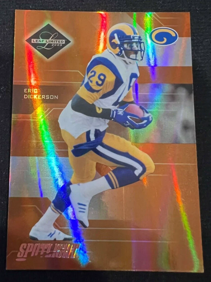 ERIC DICKERSON Rams 2005 Leaf Limited #114 Bronze Spotlight NFL HOF #015/100 - Image 1 of 1