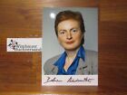 Oryginalny autograf Barbara Riedmüller senator Berlin /// autograf podpisany si