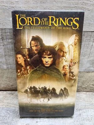 NEW The Lord of the Rings The Fellowship of the Ring VHS Tape Sealed - Image 1 of 4
