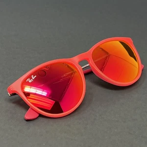 Ray Ban Junior Erika RJ9060S-7009/6Q Matte Pink 50mm Kids Girls Sunglasses - Picture 1 of 7