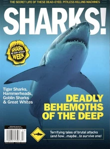 Sharks! Magazine Deadly Behemoths of The Deep -Shark Week!-2025 NEW - Picture 1 of 2