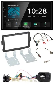 Kenwood Bluetooth Lenkrad DAB USB 2DIN Autoradio für Dacia ab 2012 schwarz - Bild 1 von 12