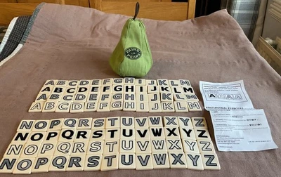 PAIRS IN PEARS (by Bananagrams) Words Game 104 tiles Complete - Image 1 of 4