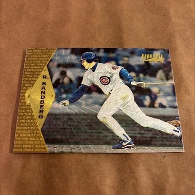 1997 Pinnacle MUSEUM COLLECTION #99 Ryne Sandberg Cubs HOF RARE DUFEX PARALLEL - Image 1 of 2