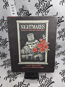 NIGHTMARES Poems to Trouble Your Sleep Jack Prelutsky & Arnold Lobel 1976 SIGNED - Foto 1 di 13