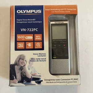 Olympus VN-722PC Digital Voice Recorder - Smart Notetaking - PC Conection - Picture 1 of 6
