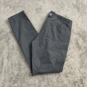 Kuhl Pants Womens Size 10 Gray Horizn Skinny Ripstop Cargo 6276 Gorpcore Outdoor - Picture 1 of 18