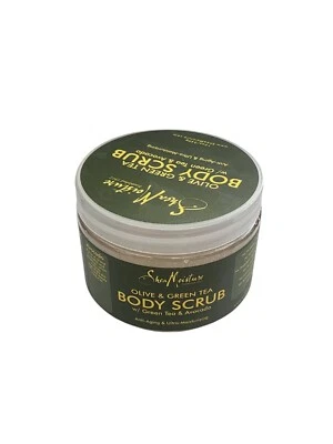 Shea Moisture Olive Green Tea Scrub Extra Moisturizing Hand Body Dry Aging Skin - Image 1 of 4