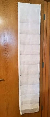 20 карманов сетчатая тканевая подвесная сумка - обувь - тканевый органайзер - металлический крючок вешалка - Изображение 1 из 2