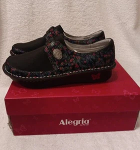 New Box Alegria Dream Fit Dena Shoes Size 40W 489W Sweetums Black 8.5 - Picture 1 of 13