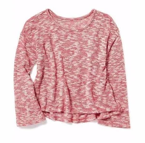 NWT Old Navy Girls Cropped Bell-Sleeve Sweater-Knit Top XS(5) or M(8) Red - Picture 1 of 1