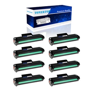 8PK TONER CARTRIDGE FOR SAMSUNG MLT-D104S ML1660K ML1661K ML1665K ML1670 ML1673 - Afbeelding 1 van 20