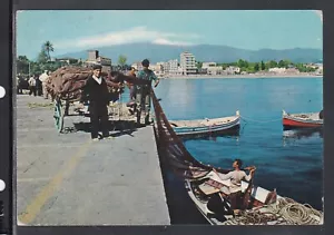 Cartolina Giardini Naxos il Porto ANIMATA UB563 - Imagen 1 de 1