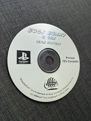 Bugs Bunny & Taz: Time Busters Preview Debug Disc (Sony PlayStation 1, 2000) - Image 1 of 3