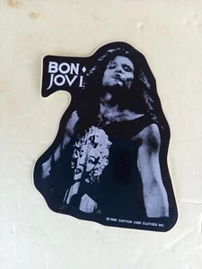 STICKER ADESIVO BON JOVI VINTAGE originale anni 90 - Foto 1 di 1