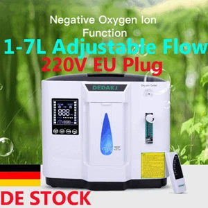 1~7L/min SauerstoffKonzentrator Tragbarer intelligenter Sauerstoffgerät 220V DE - Bild 1 von 20