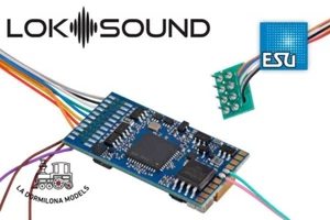 ESU 58410 LokSound 5 DCC / MM / SX / M4 DECODER DE SONIDO NEM652 8 PINS - Imagen 1 de 2