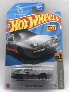 2023 Hot Wheel 75 Porsche 928S Safari 208/250 Baja Blazers 5/10 Silver Bilstein - Picture 1 of 4