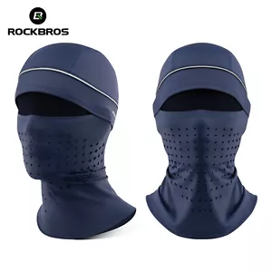 ROCKBROS Summer Cycling Mask Sunscreen Ice Silk Headgear Outdoor Soft & Comfort - Picture 1 of 9