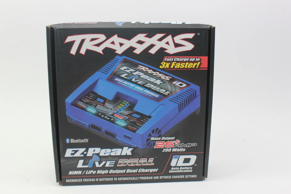 Traxxas 2973 G Dual EZ-Peak Live 200 Watt NiMH/Lipo Fast Charger NEW in OVP - Image 1 of 3