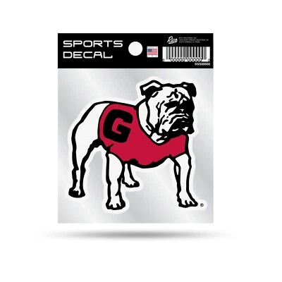 Georgia Bulldogs Retro Mascot Die-Cut Decal Window, Car or Laptop UGA 3x3 Inches - Image 1 of 2
