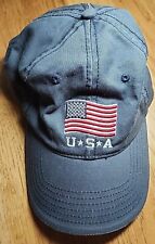 USA FLAG Arizona Jeans Co Hat Cap AMERICA Strap Back Patriotic Stars & Stripes