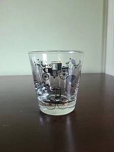 Vintage! 50er Jahre Libbey Curio Pferd und Buggy Cocktailglas - Bild 1 von 6