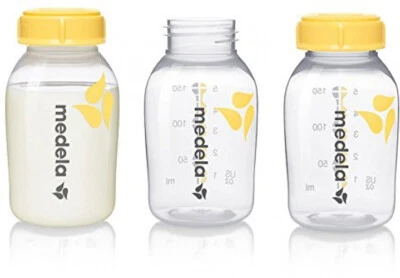 Medela Babyflaschen Flaschen-Set Muttermilchflaschen BPA-frei 150 ml 3er Pack - Bild 1 von 4