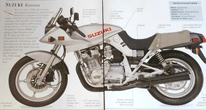 Suzuki Katana Motorcycle Bike Picture Out of Print Spec Sheet Wall Art Display - Picture 1 of 1