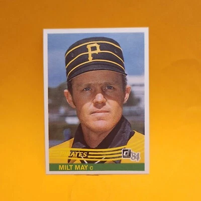 1984 Donruss Milt May #386 Pittsburgh Pirates Baseball Card - Image 1 of 2
