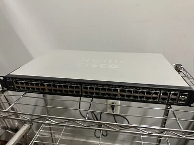 Cisco SF300-48 Port 10/100 Managed Switch - Image 1 of 2