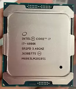 Intel core i7-6800K CPU Processor -3 3.4GHz i7-6800 Six-Core SR2PD LGA2011 - Picture 1 of 3
