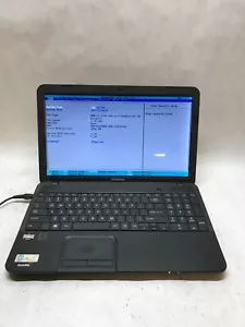 Toshiba Satellite C855D-S5201 15" AMD E1-1200 1.4GHz 4GB RAM NO HDD/OS AS IS -DW - Picture 1 of 8