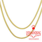10K 100% Yellow Gold Solid Heavy Necklace Silky Herringbone 6 Mm Chain 18"-22 "