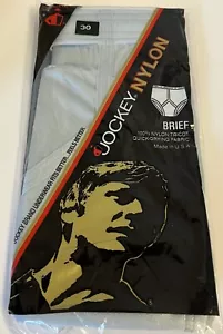 Nos Herren Jockey Nylon Slip Gr. 30 schnell trocknend hellblau Vintage 1983 - Bild 1 von 4