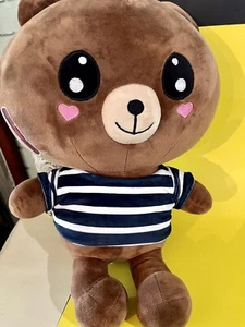 RARE Japan Rabbit Bear Healing Large 12” Across Head Super moe Plush - Picture 1 of 10