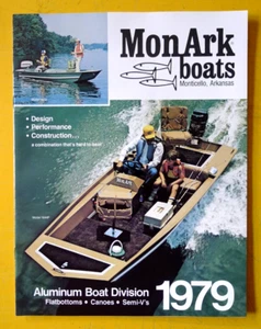 Minty 1979 Original MONARK Aluminum Boats Sales CATALOG Brochure Mon Ark - Picture 1 of 9