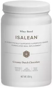 Isalean - Whey Protein Powder - 14 Servings - 1 X 854 Grams - Dutch Chocolate - Picture 1 of 9