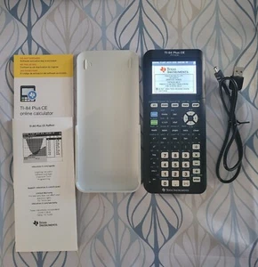 Calculadora gráfica Texas Instruments TI-84 Plus CE Python con cubierta y cable - Imagen 1 de 9
