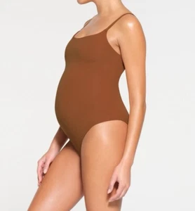 NWT Skims Women's Fits Everybody Maternity Bodysuit Bronze Size Large. - Picture 1 of 5