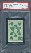 1933 E285 Rittenhouse Candy Lloyd Waner PSA 4.5 Pittsburgh Pirates HOF