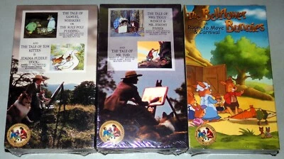 Сказка о мистере Тоде / Сказка о котенке Томе / кролики Bellflower (VHS) 3 новый - Изображение 1 из 4