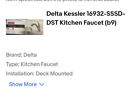 delta kessler Kitchen Faucet
