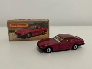 Vintage Matchbox 1977 Superfast MB67 Datsun 260-Z Magenta - Original Box - Picture 1 of 12