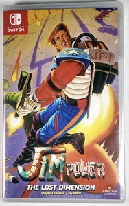 JIM POWER: THE LOST DIMENSION New NINTENDO SWITCH Game Strictly Limited #/2000 - Picture 1 of 7