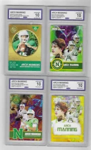 (4) 2022 ARCH MANNING HIGH SCHOOL LE ROOKIE GRADED CCG 10 GEM MINT (4) - Bild 1 von 2