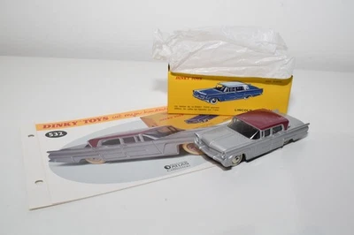 B91 1:43 亚特拉斯粉红色玩具 532 林肯优质灰色带盒 + LEAFLET — 第 1/4 张图片