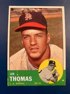 1963 Topps Baseball #441 Lee Thomas Los Angeles Angels VG - Bild 1 von 2