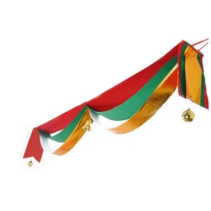 Banderín de cuerda de fiesta de 2 M onda de Navidad decoración de techo de Navidad - Imagen 1 de 8