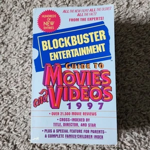 Blockbuster Entertainment Guide to Movies and Videos 1997 Book - Good Condition - Picture 1 of 6